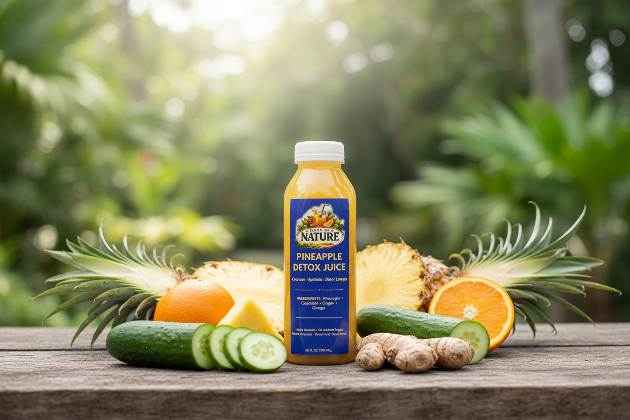 Pineapple detox juice